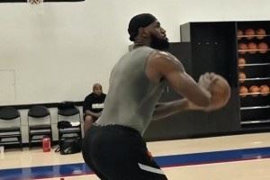 训练上脚最新款LeBron 23？老詹新一代签名鞋颜值如何？图片